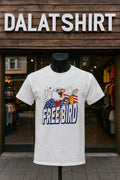Free Bird Eagle Patriot American Flag Electric Guitar shirt