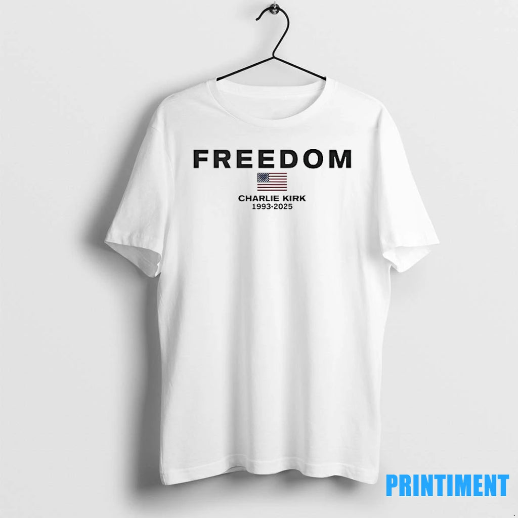 Freedom Charlie Kirk 1993 2025 America Flag Tshirts Sweater