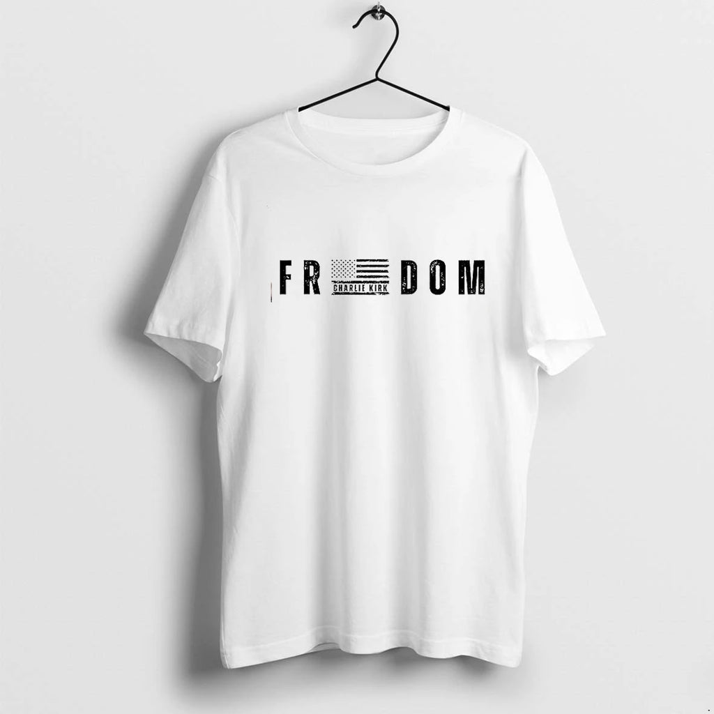 Freedom Charlie Kirk Pray For Charlie Kirk Make America Great Again Usa Flag Tshirts Sweater