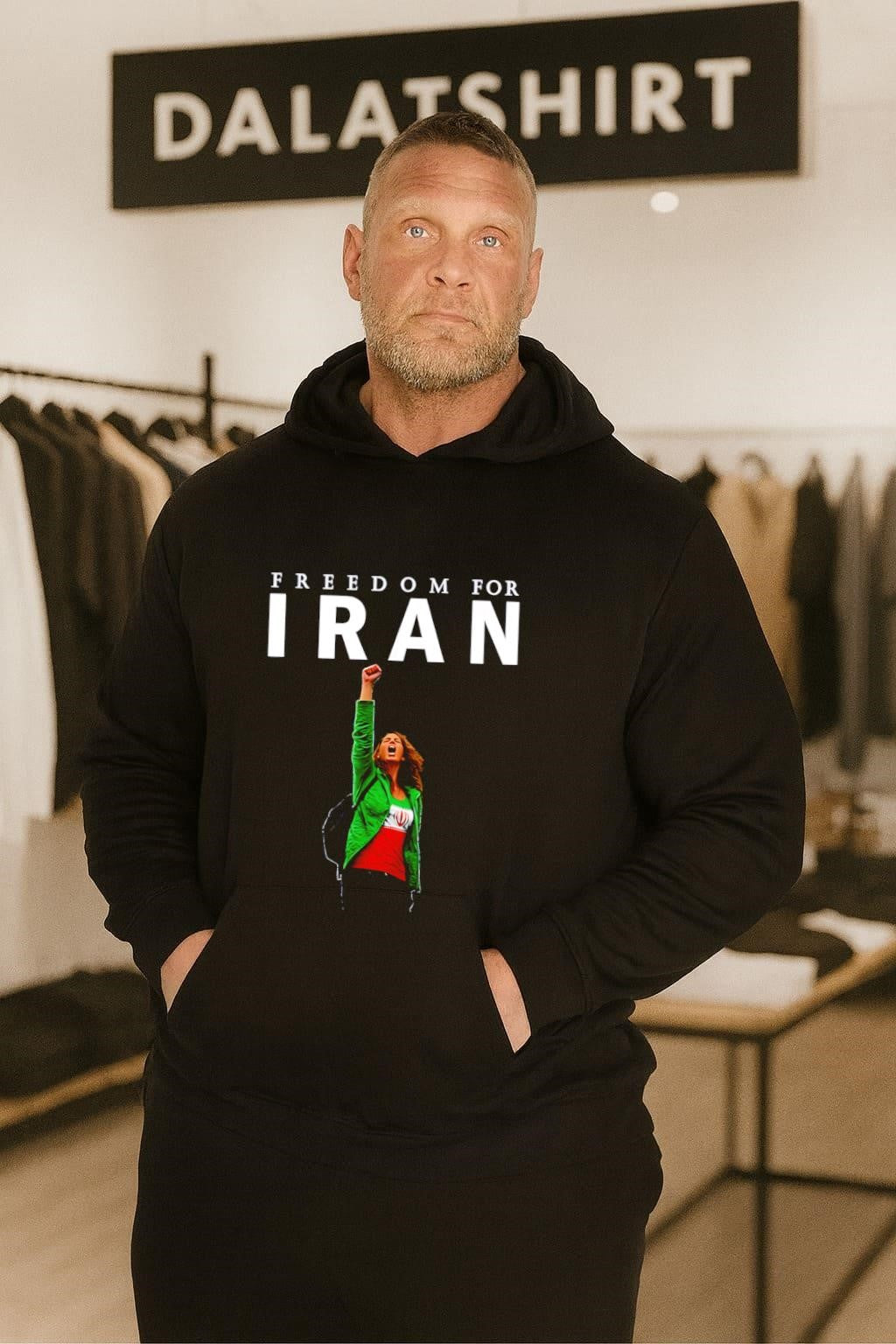 Freedom For Iran Protest Woman With Raised Fist shirt