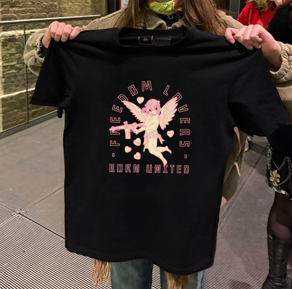 Freedom Lovers Born United Cupid With Rifle And Night Vision shirt