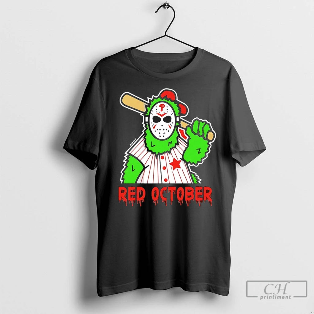 Friday 13th Phanatic Red October Phillies T Shirts