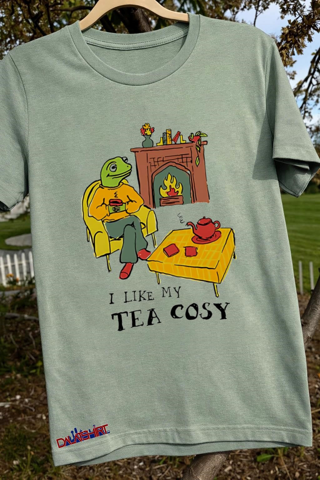 Frog I like my tea cosy shirt