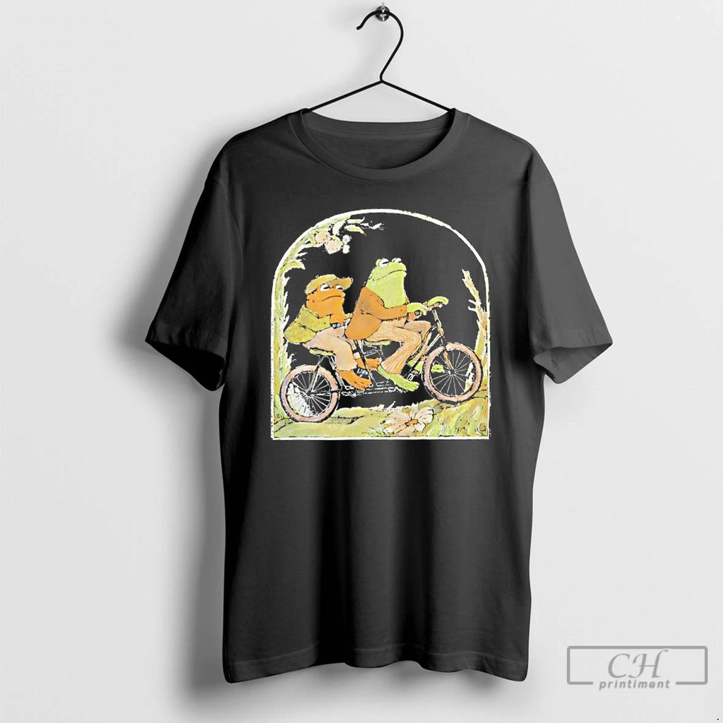 Frog And Toad Bike Halloween Vintage T Shirts