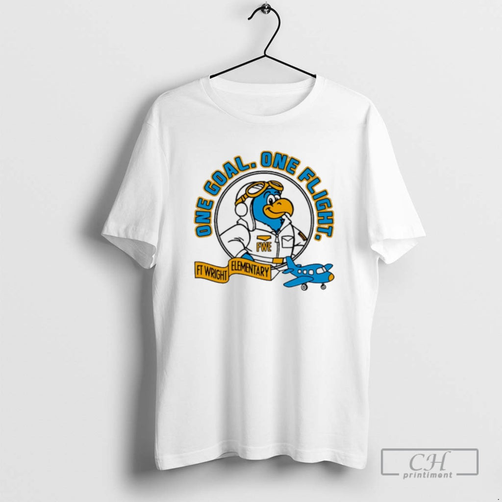 Ft Wright Elementary Falcons One Goal One Flight T Shirts