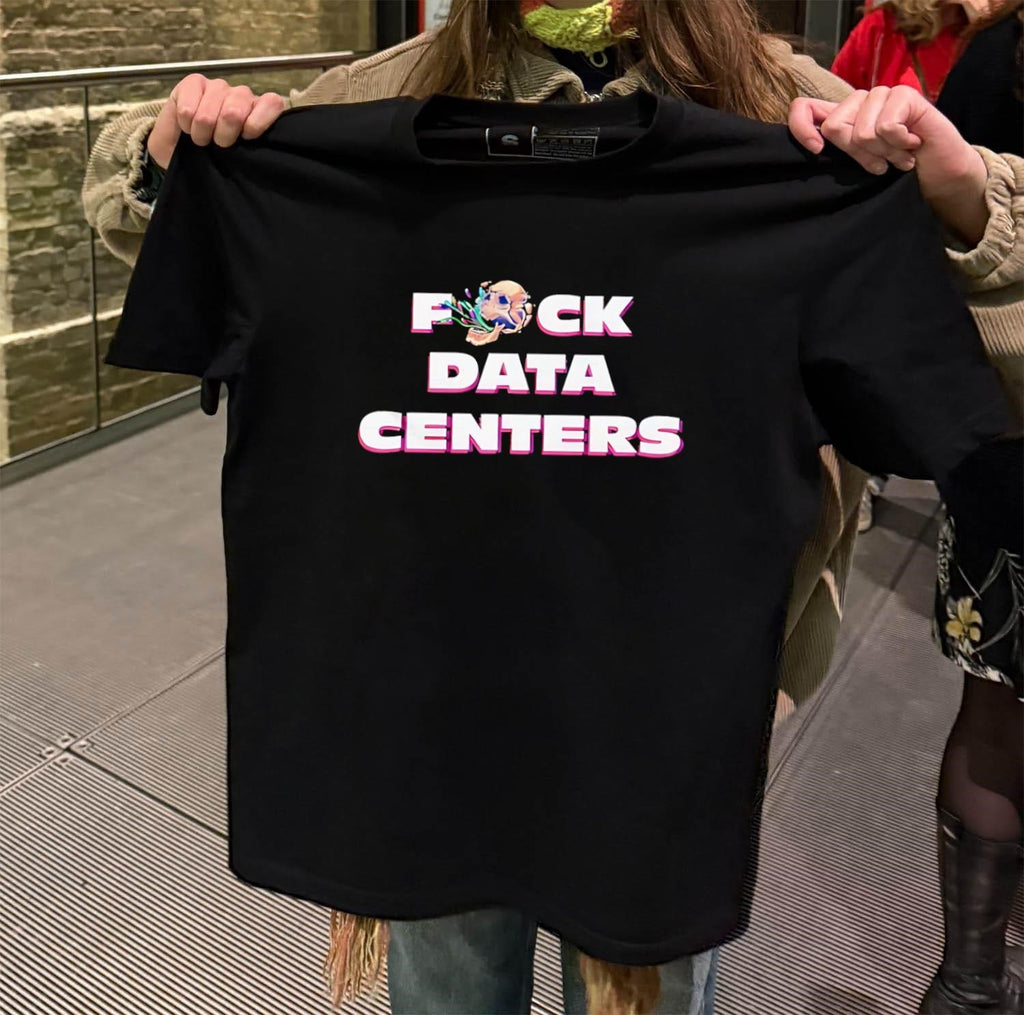Fuck Data Centers Skull Head shirt