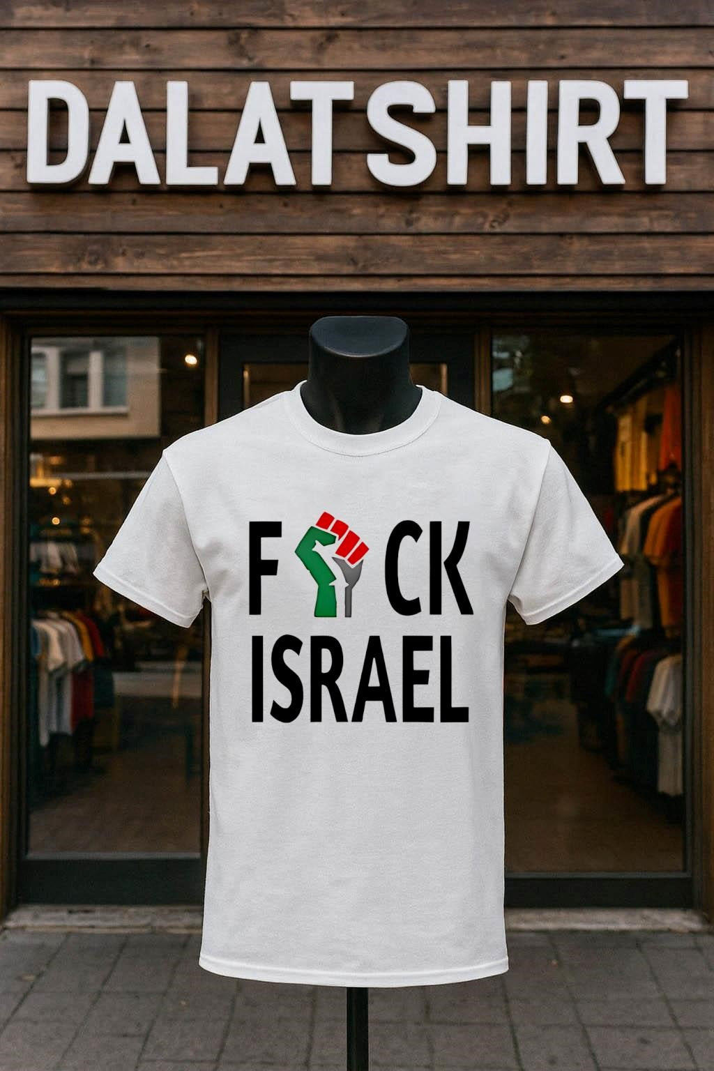 Fuck Israel Palestinian Fist shirt