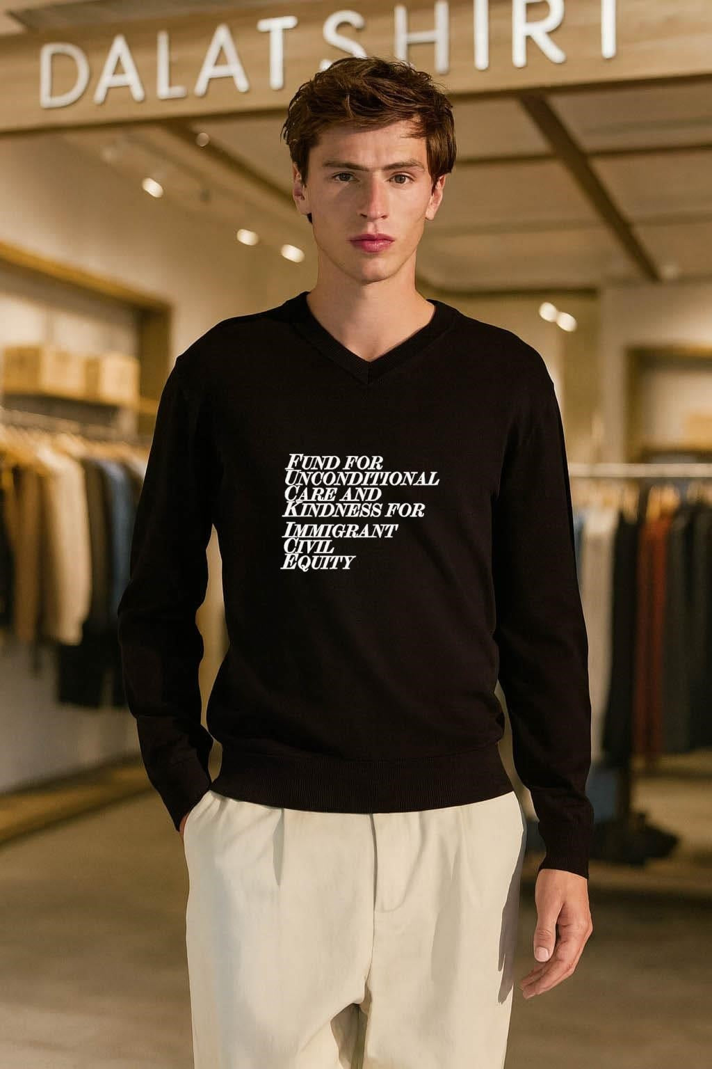 Fund For Unconditional Care And Kindness For Immigrant Civil Equity shirt