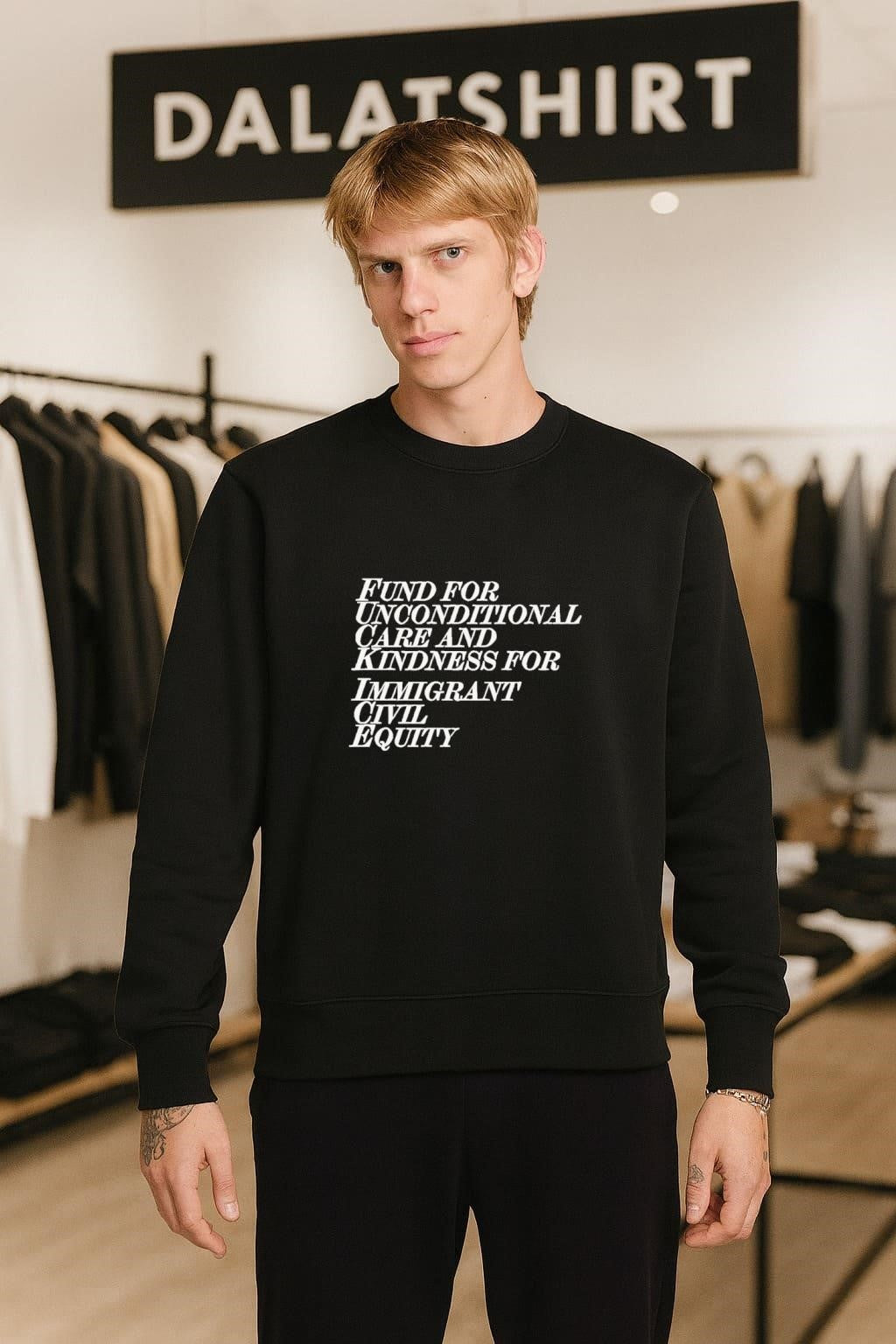 Fund For Unconditional Care And Kindness For Immigrant Civil Equity shirt