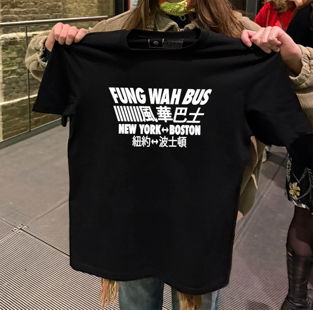 Fung Wah Bus New York Boston Chinese Character shirt