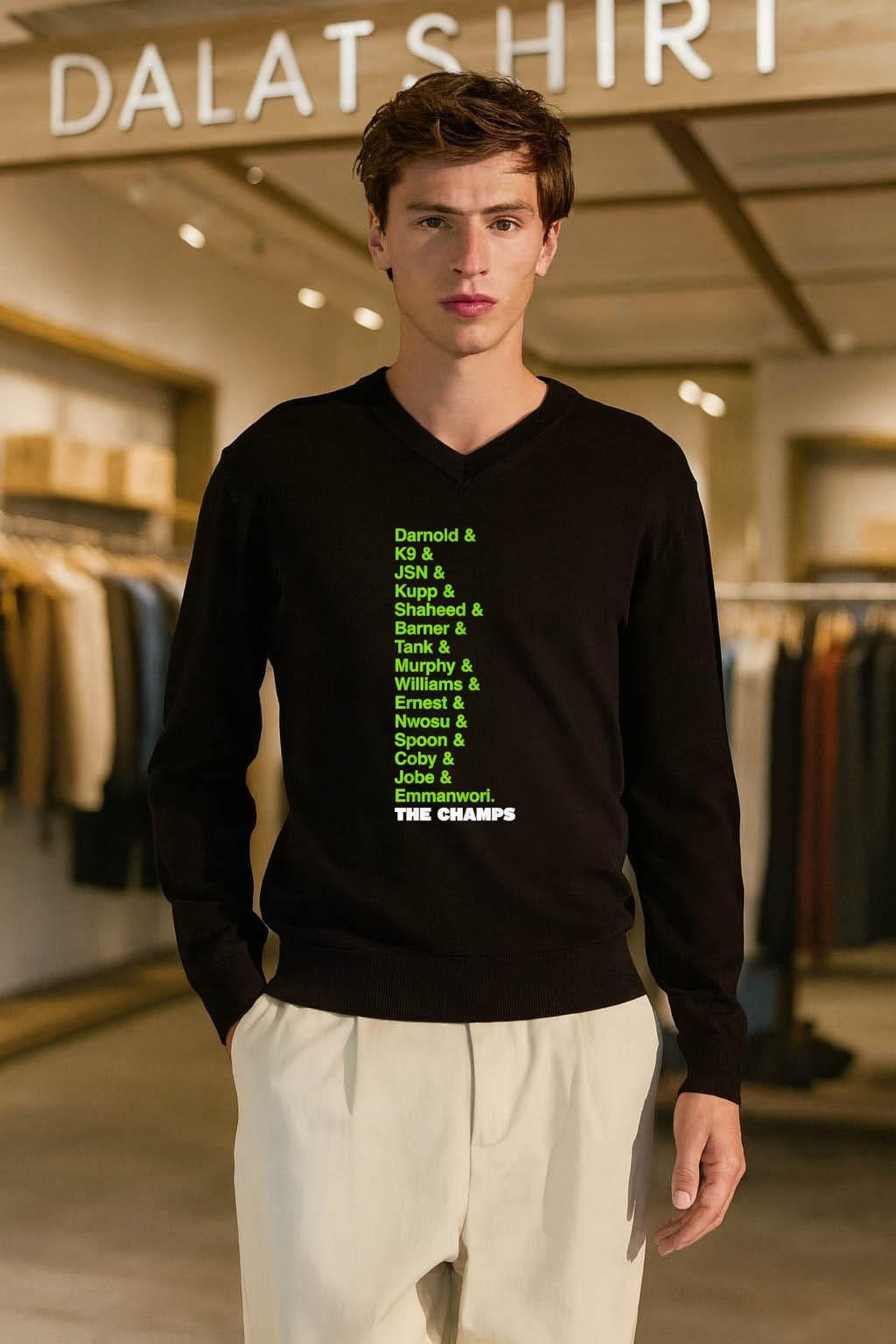 Funny Darnold K9 JSN Kupp Shaheed List Of Football Player Names shirt