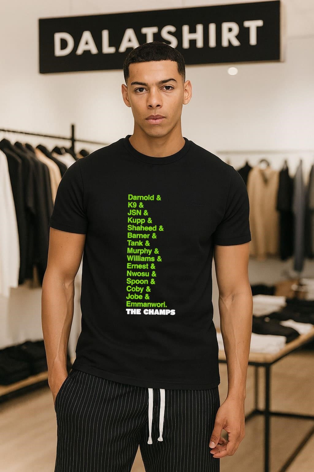 Funny Darnold K9 JSN Kupp Shaheed List Of Football Player Names shirt