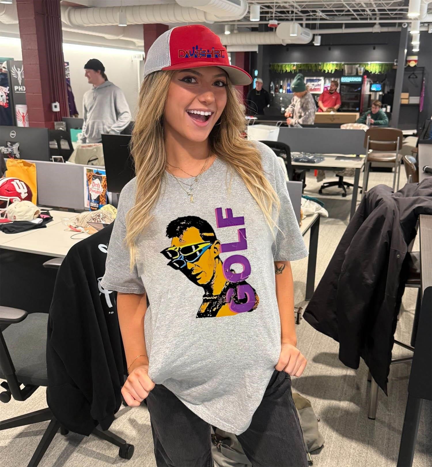 GOLF Man Wearing Sunglasses Retro shirt
