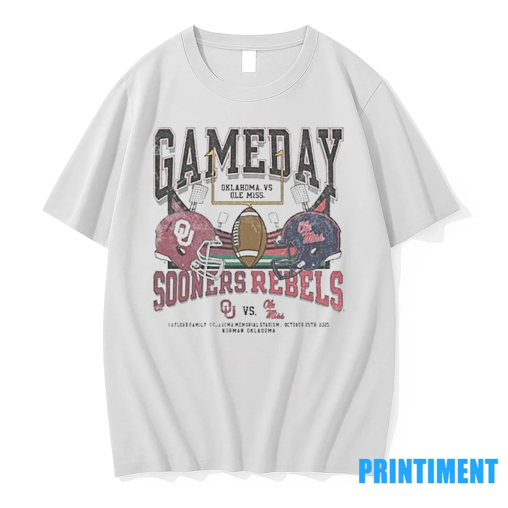 Gameday Oklahoma Vs Ole Miss 2025 Tshirts Sweater