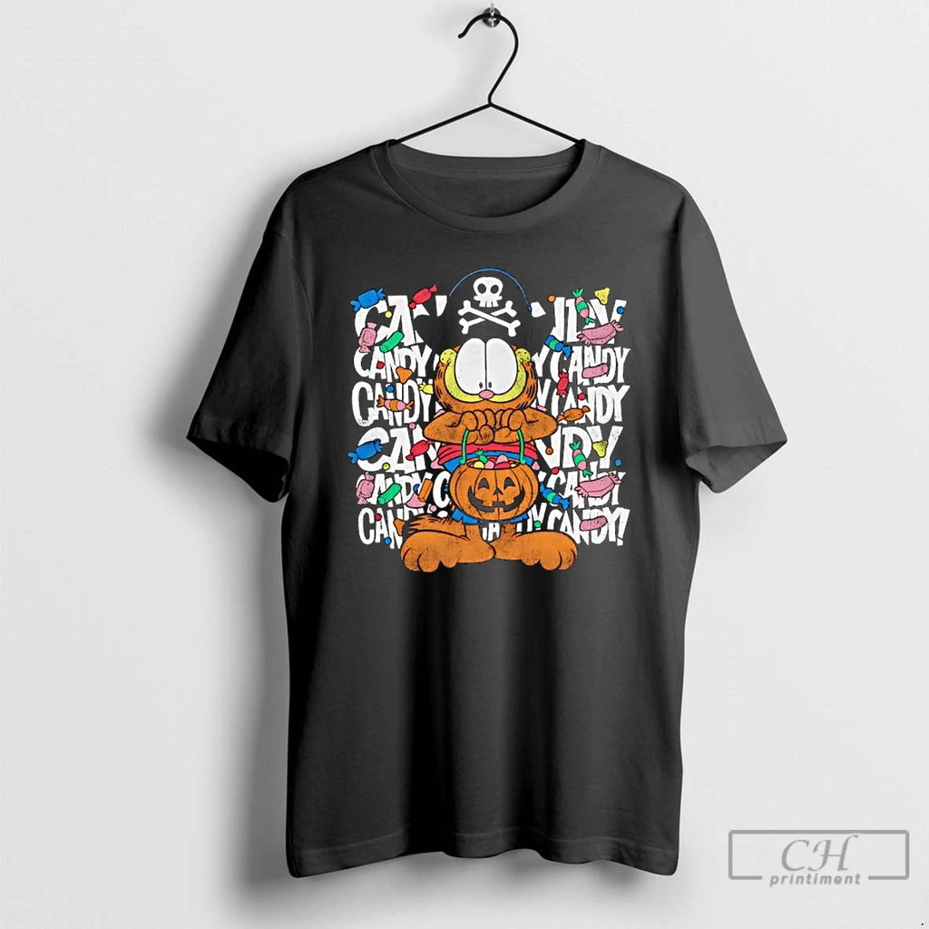 Garf Trick Or Treat Candy Candy Candy Halloween T Shirts