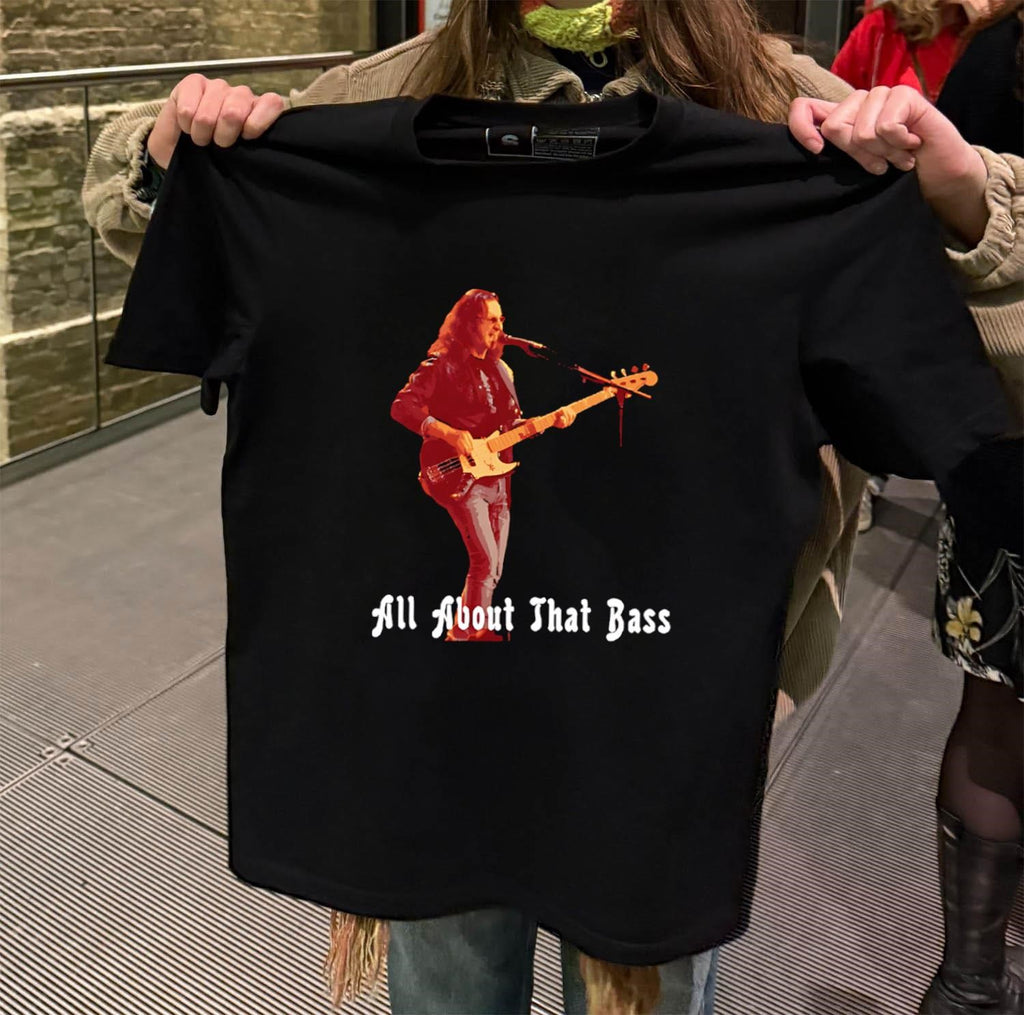 Geddy Lee Rush All About That Bass Music shirt