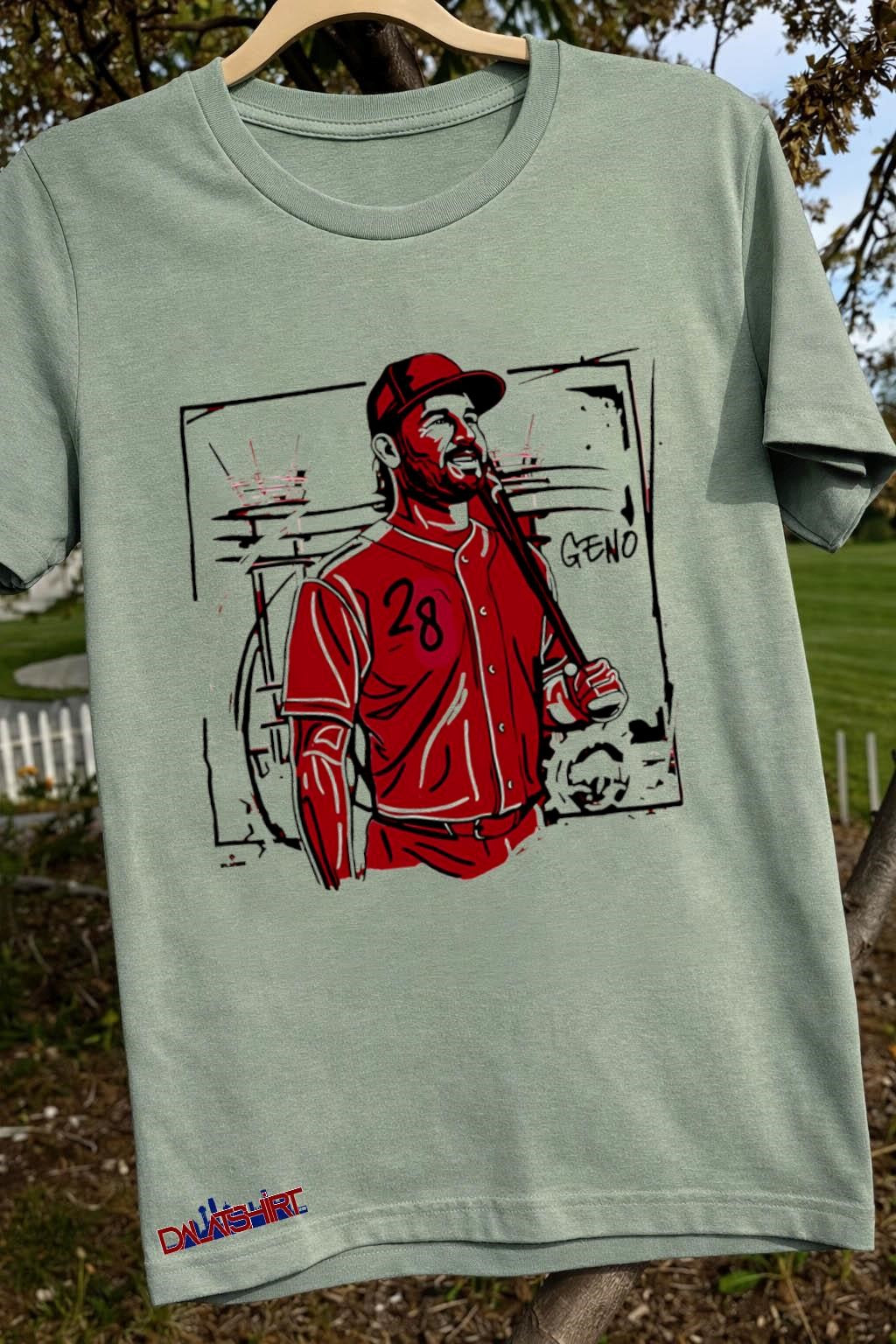 Geno 28 Baseball Player Stadium shirt