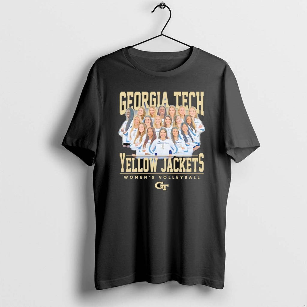 Georgia Tech Yellow Jackets 2025 2026 Womens Volleyball Team T Shirts