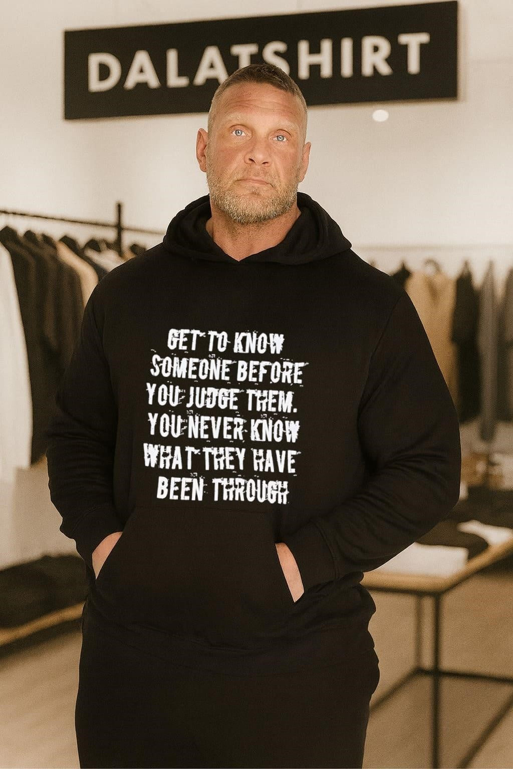 Get To Know Someone Quote Distressed Typography Inspirational Statement shirt