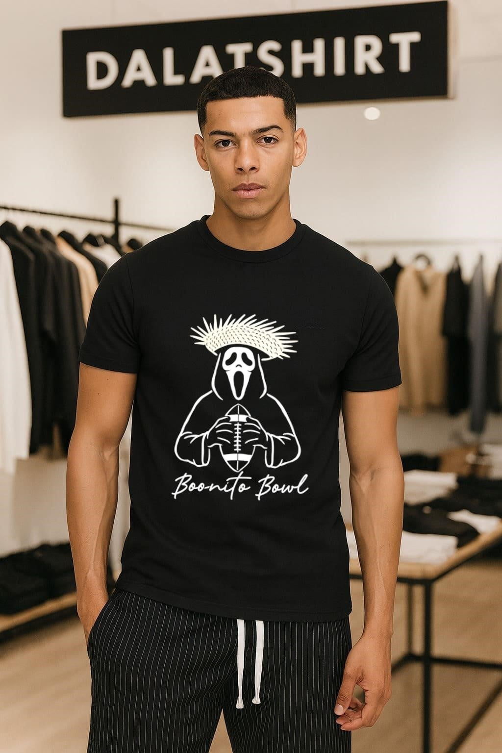 Ghostface Scream Boo-nito Bowl Straw Hat Football shirt