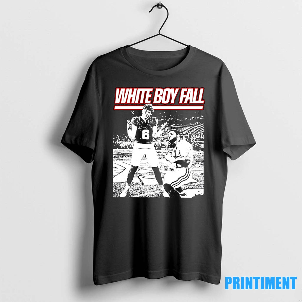 Giants Jaxson Dart And Cam Skattebo White Boy Fall Tshirts Sweater