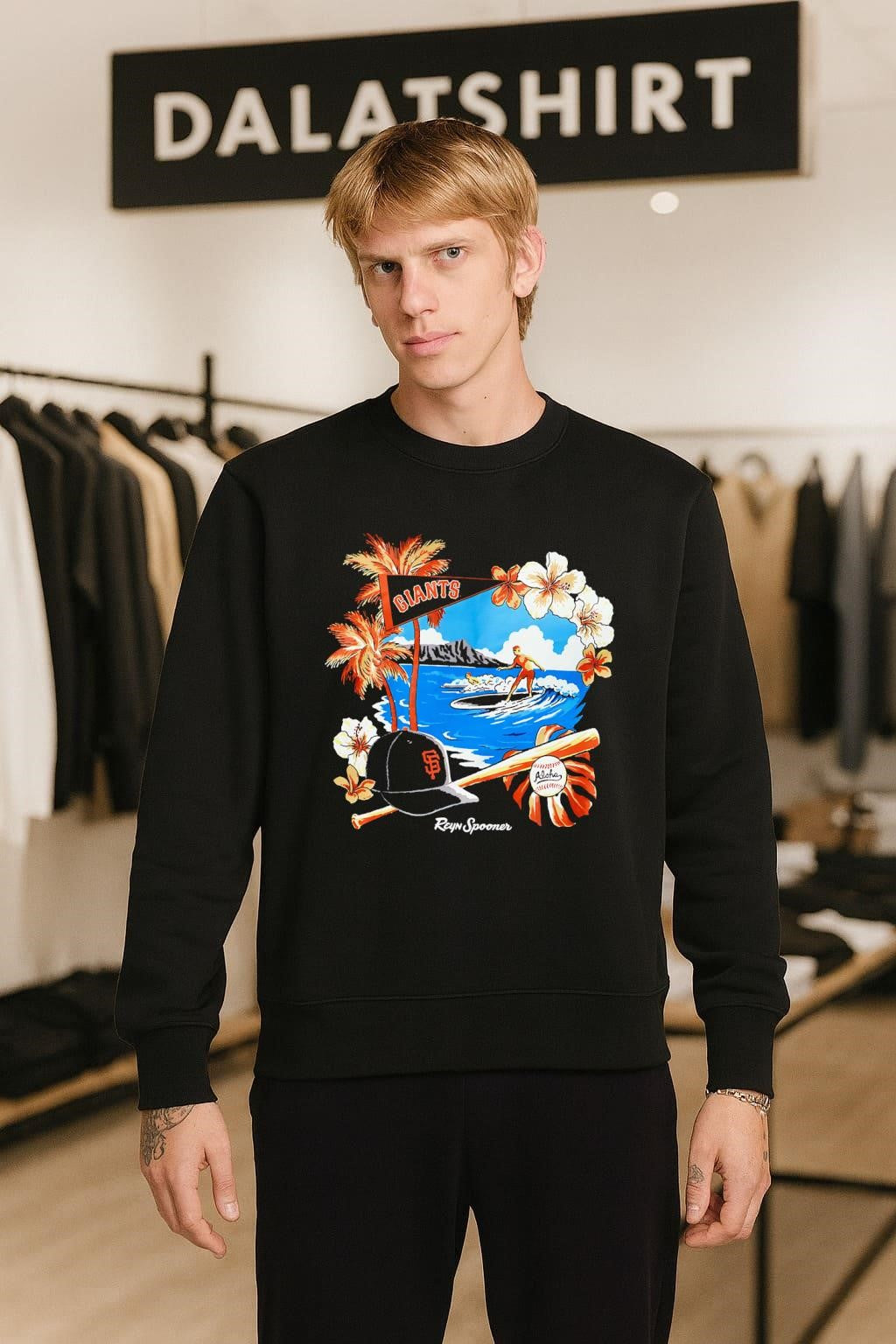 Giants Reyn Spooner Aloha Baseball Beach shirt