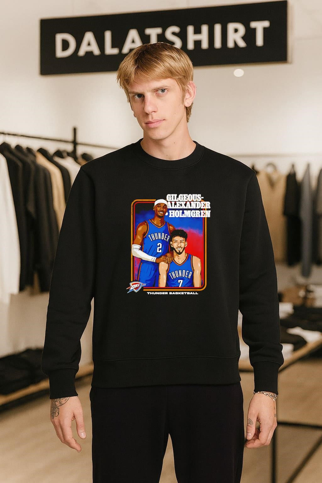 Gilgeous-Alexander Holmgren Oklahoma City Thunder NBA Basketball shirt