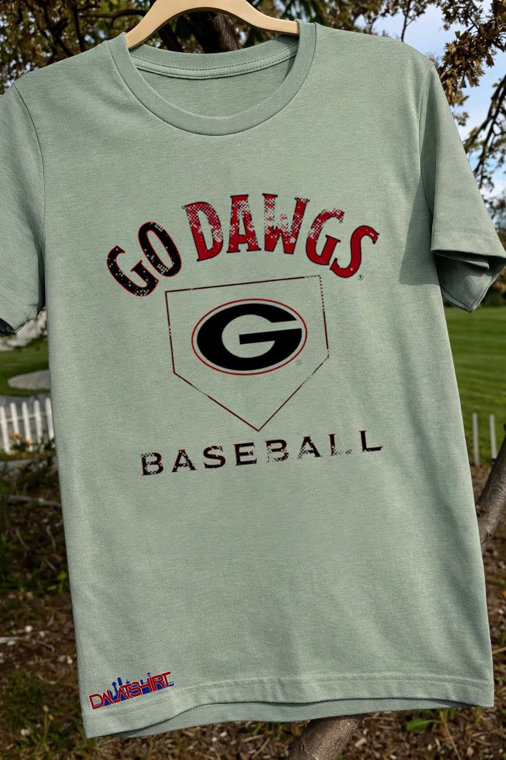 Go Dawgs Baseball Georgia G Logo shirt
