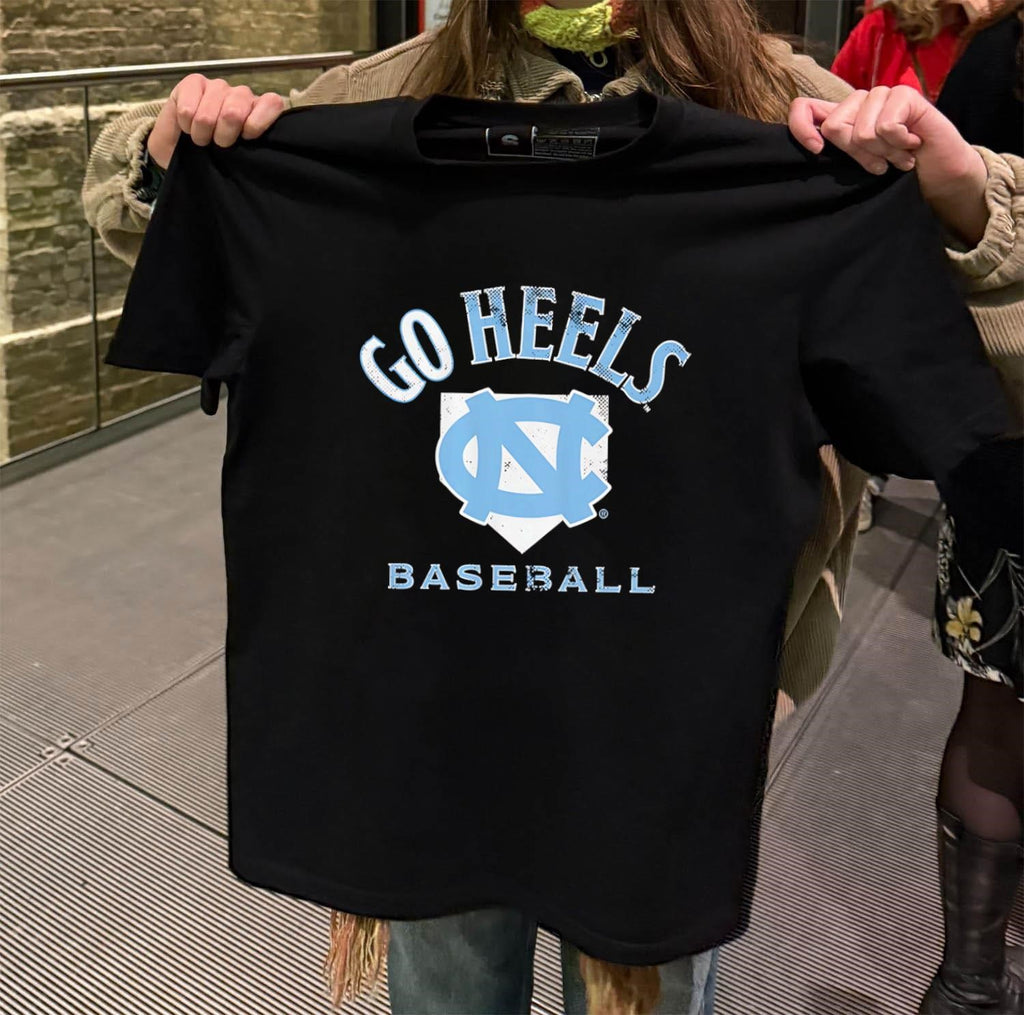 Go Heels UNC Baseball Logo North Carolina Fan shirt