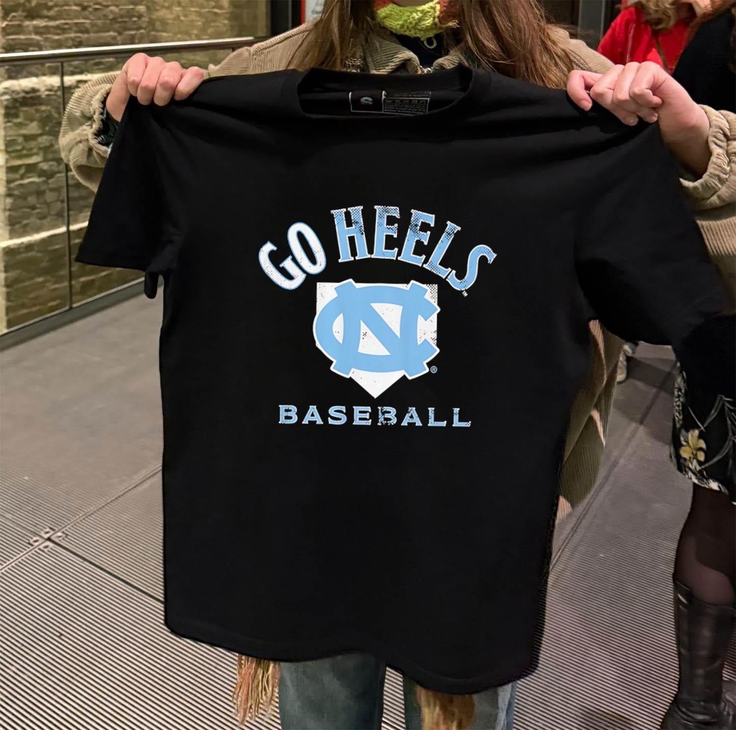 Go Heels UNC Baseball Logo North Carolina Fan shirt