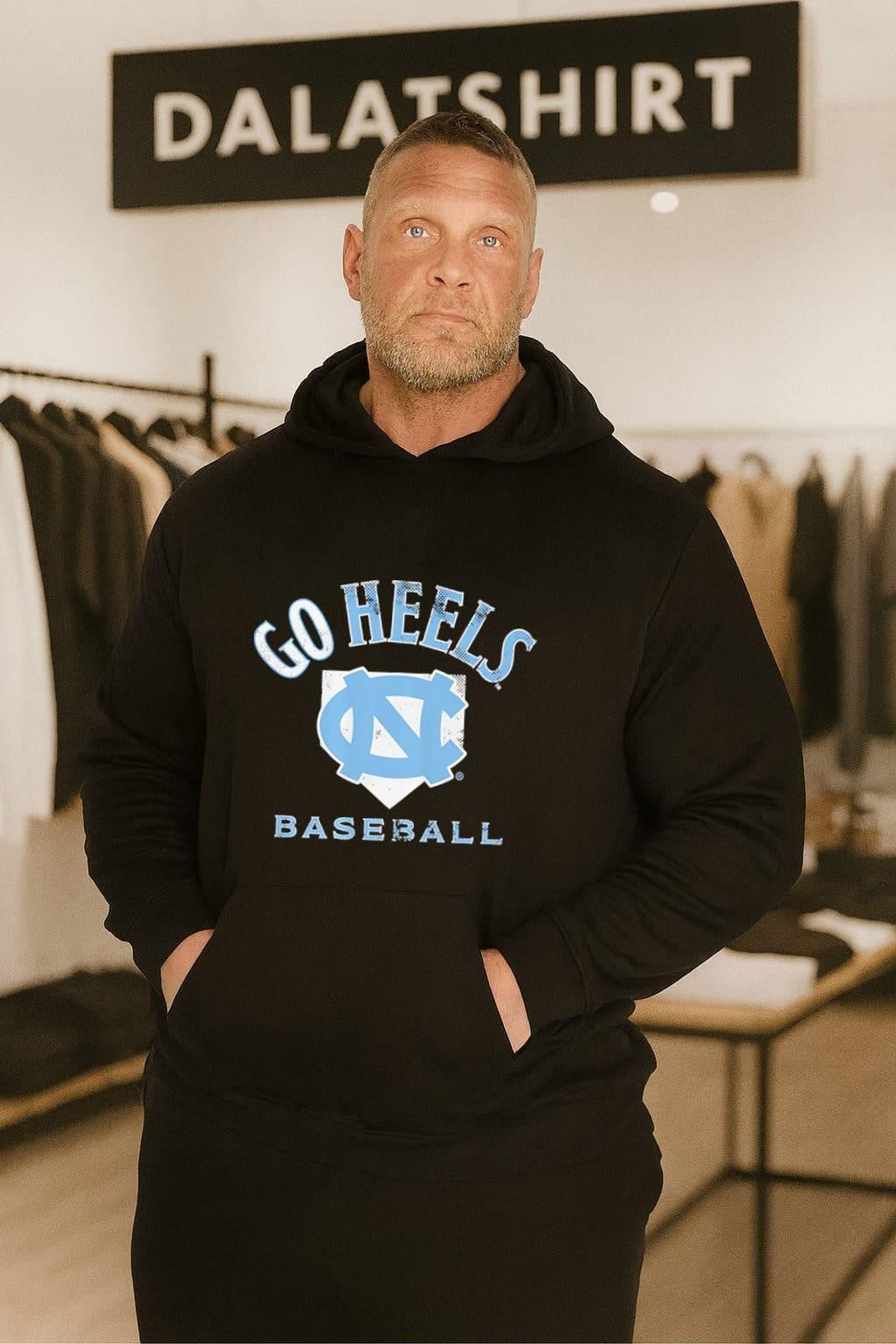 Go Heels UNC Baseball Logo North Carolina Fan shirt