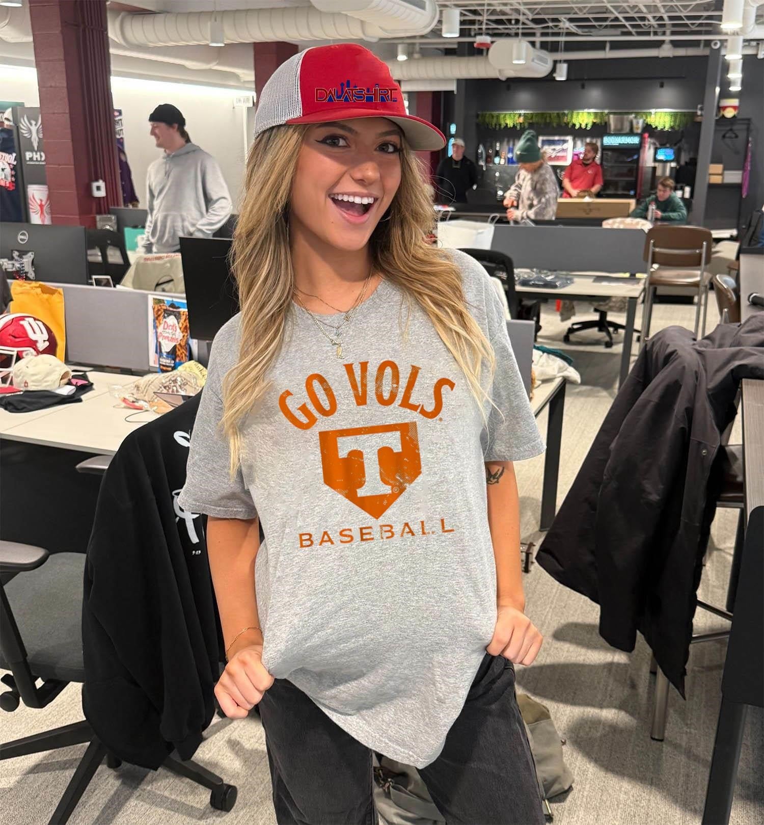 Go Vols Baseball Tennessee T Logo shirt