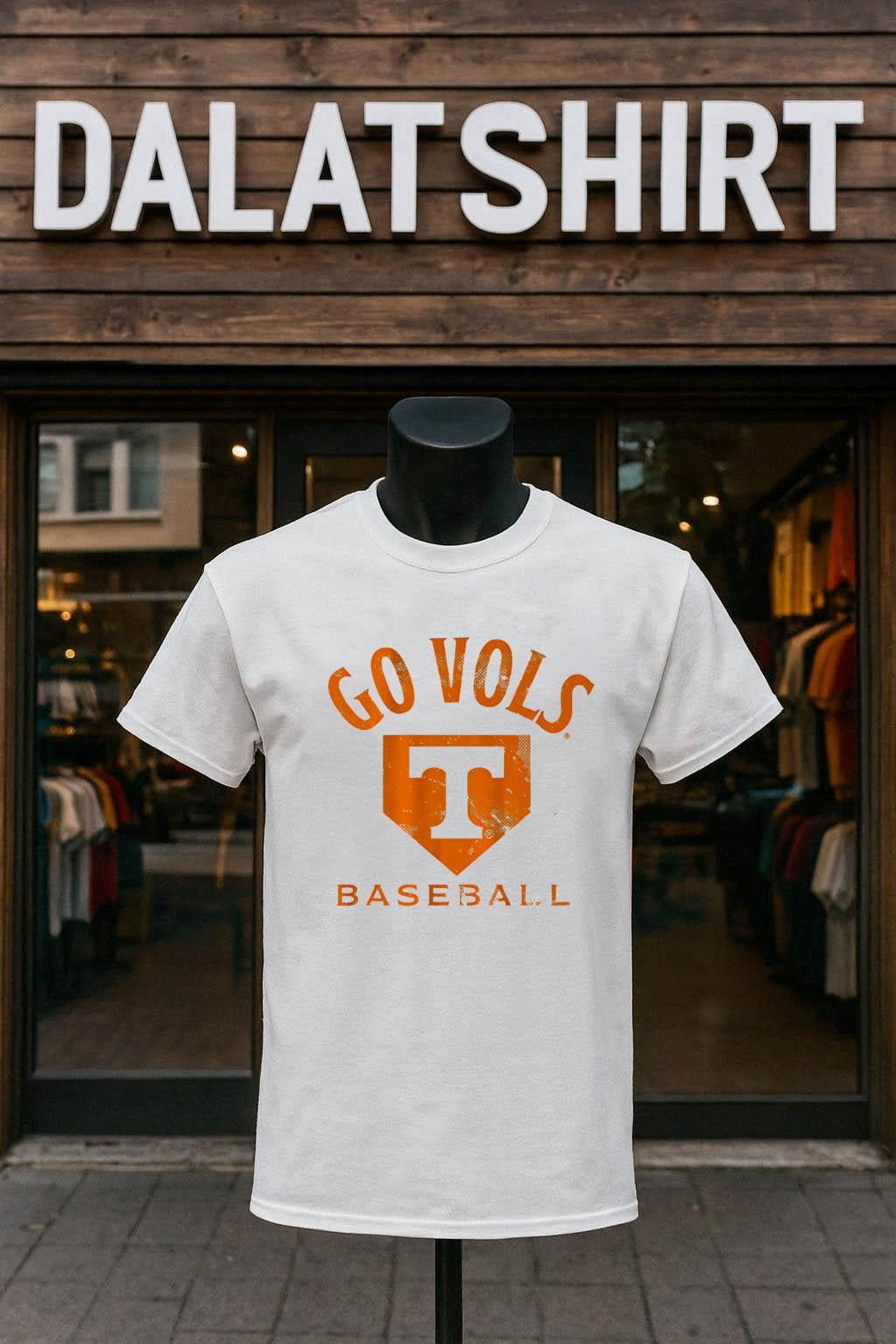 Go Vols Baseball Tennessee T Logo shirt