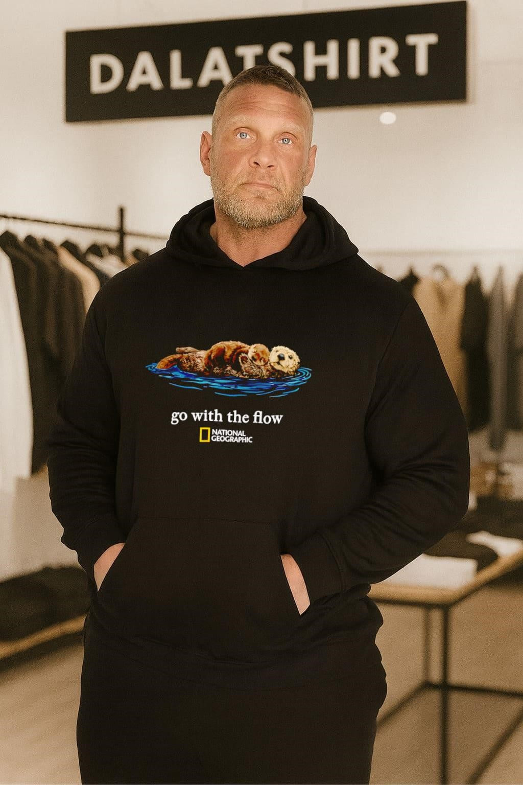 Go With The Flow National Geographic Sea Otters shirt