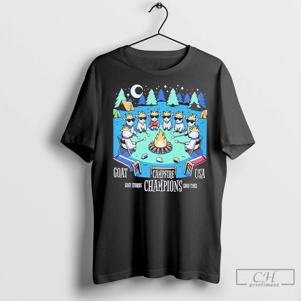 Goat Usa Campfire Champions T Shirts