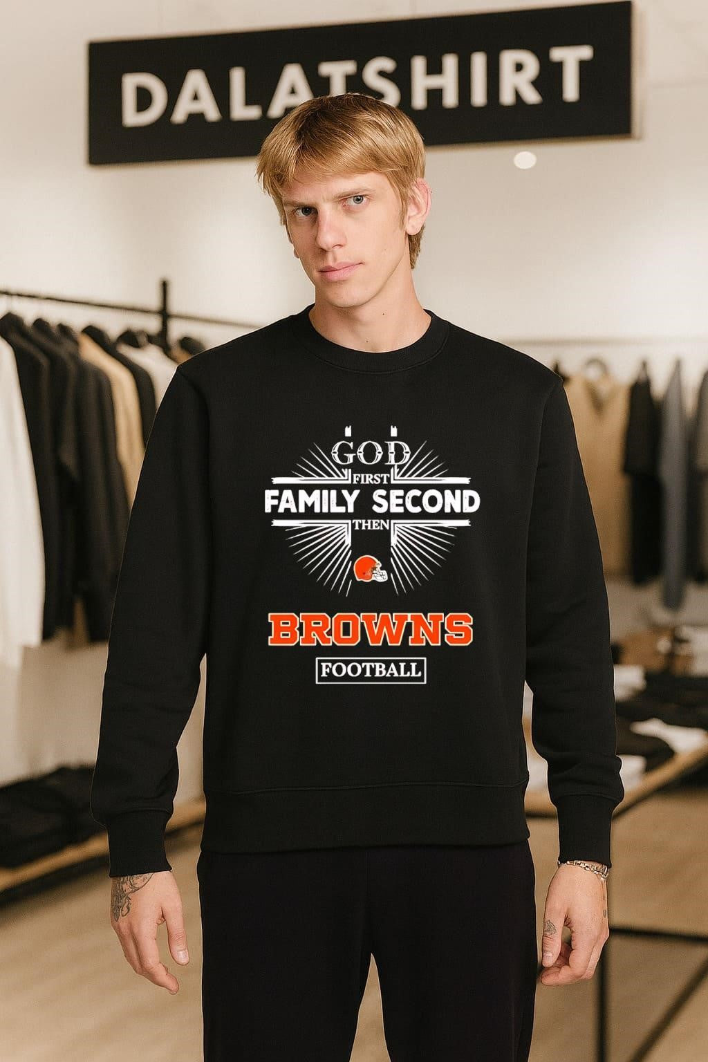 God First Family Second Then Cleveland Browns Football shirt