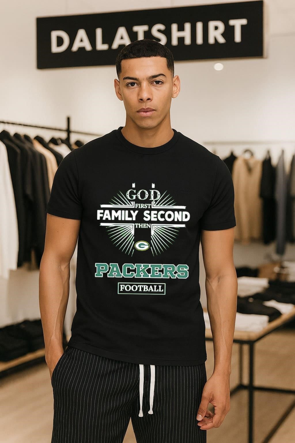 God First Family Second Then Green Bay Packers Football shirt