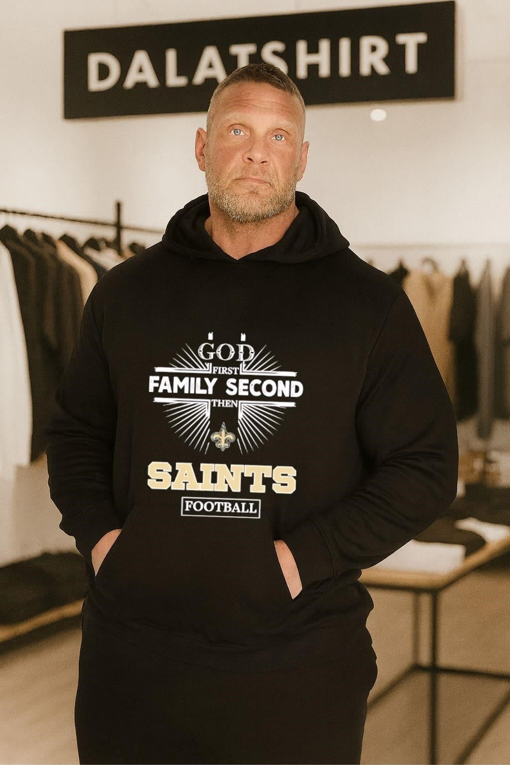 God First Family Second Then Saints Football shirt