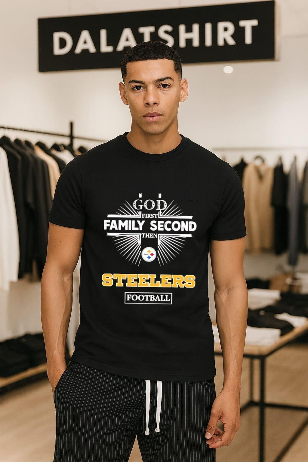 God First Family Second Then Steelers Football shirt