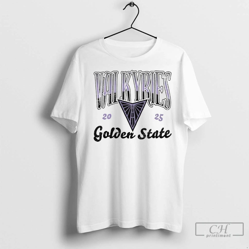 Golden State Valkyries Basketball Wnba 2025 Graphic T Shirts