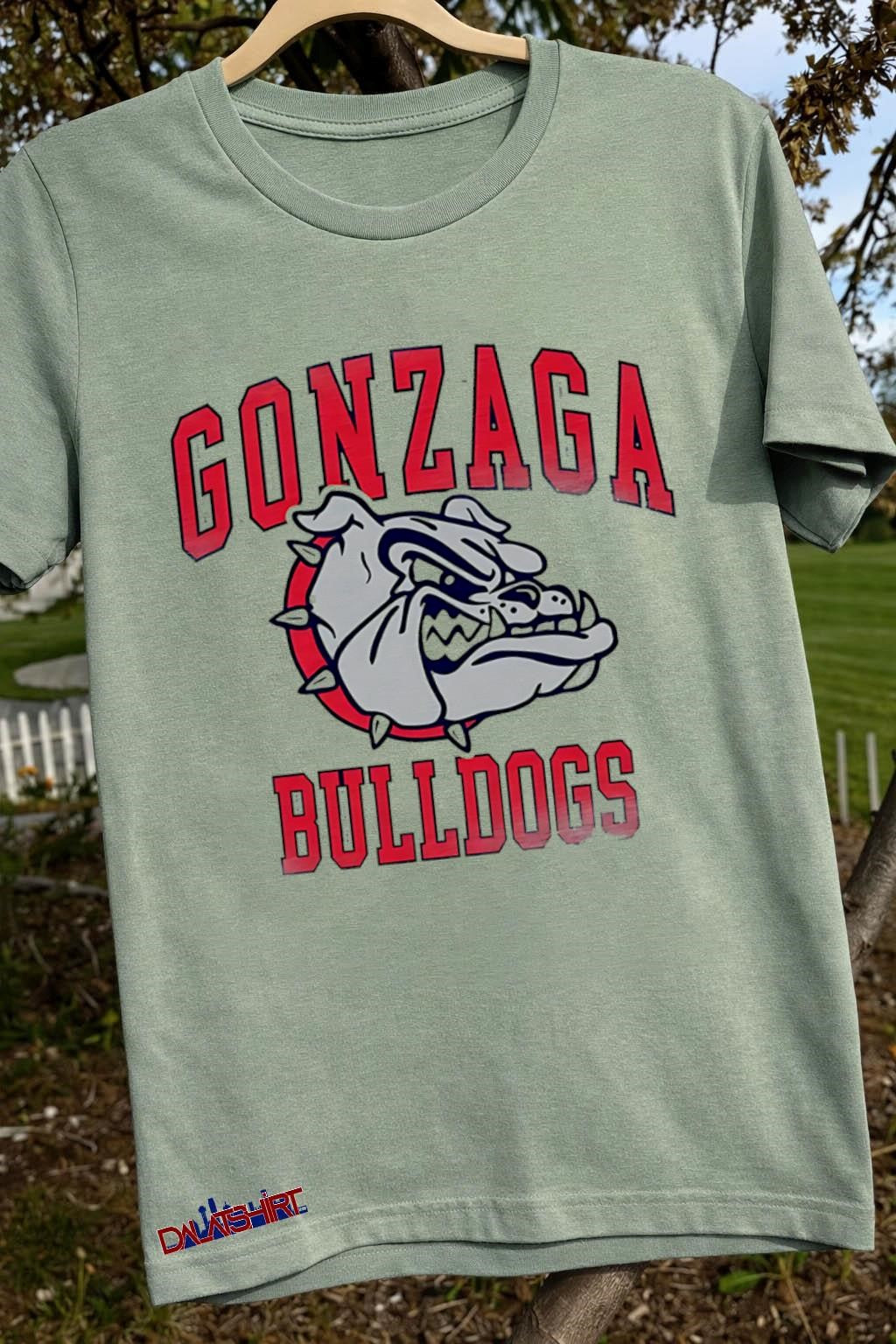 Gonzaga Bulldogs Angry Dog Mascot Graphic shirt