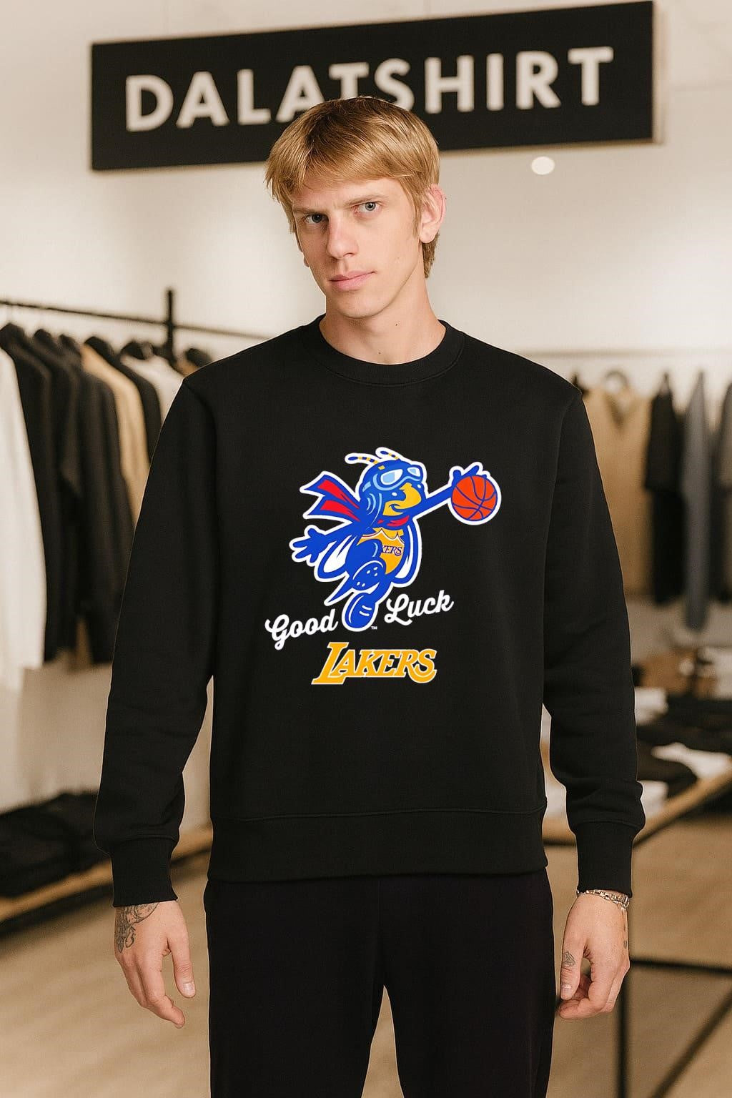 Good Luck Lakers Bee Mascot Playing Basketball shirt