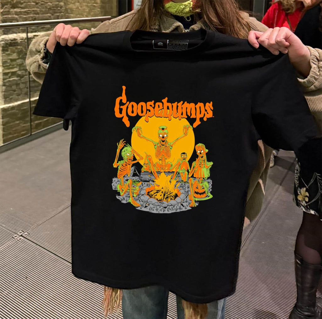 Goosebumps Skeleton Campfire Gnomes Slappy The Dummy shirt