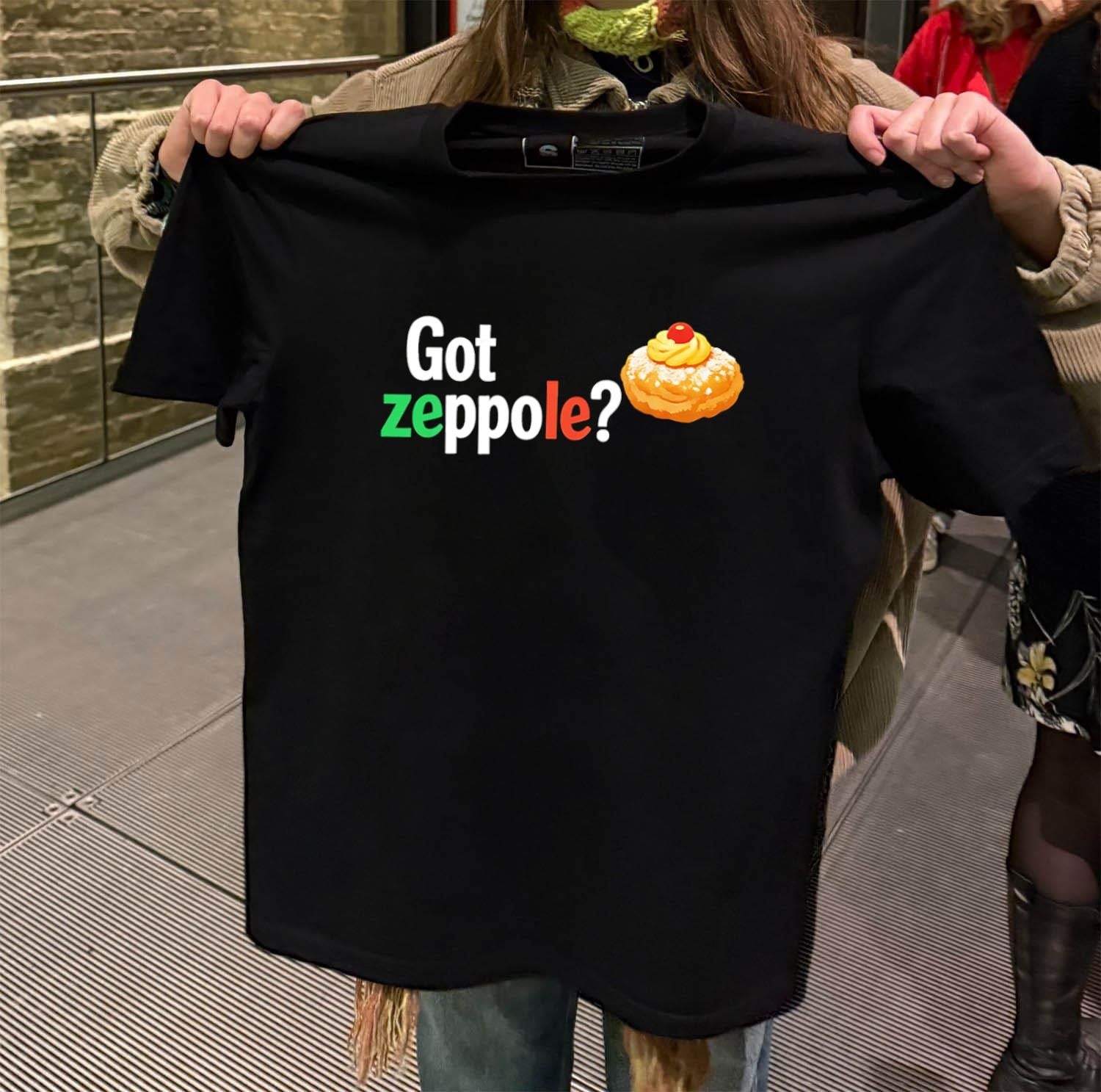 Got zeppole Italian Pastry With Cream And Cherry shirt