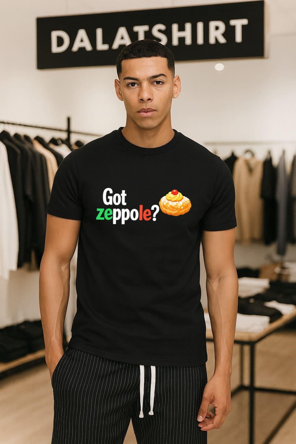 Got zeppole Italian Pastry With Cream And Cherry shirt