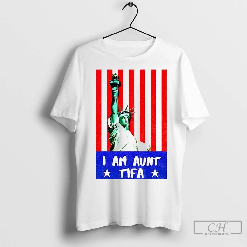Government Shutdown Statue Of Liberty I Am Aunt Tifa T Shirts