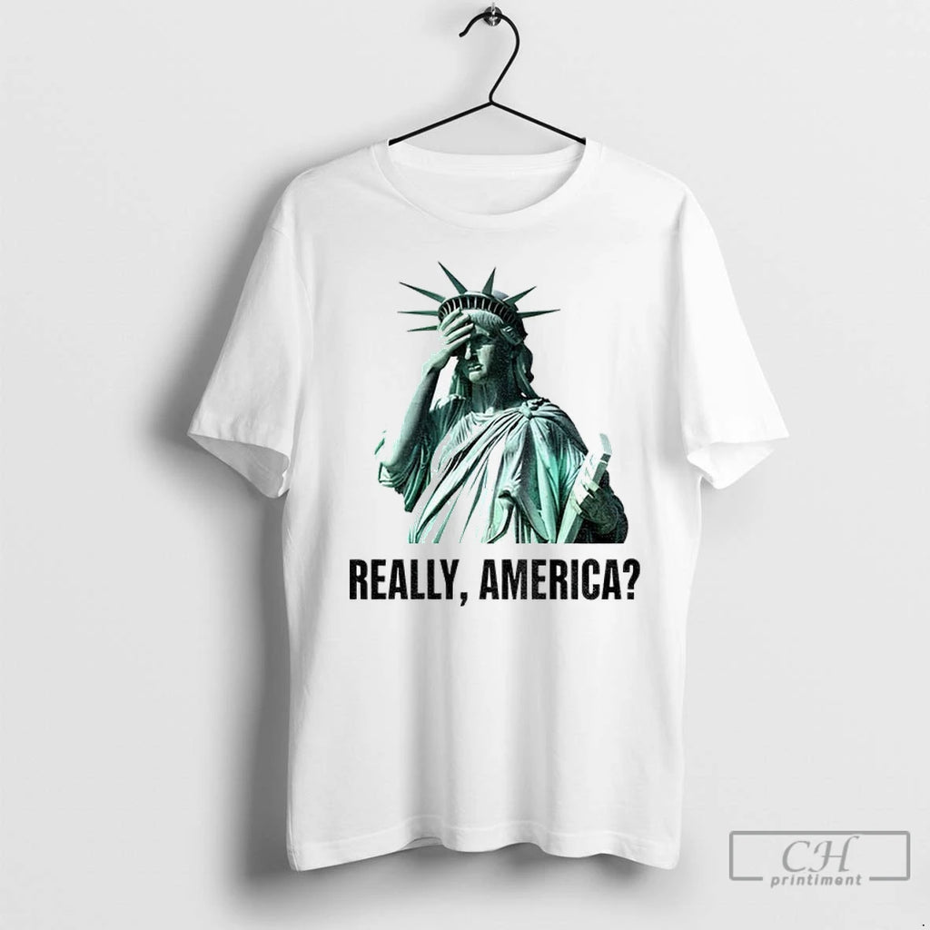 Government Shutdown Statue Of Liberty Really America T Shirts