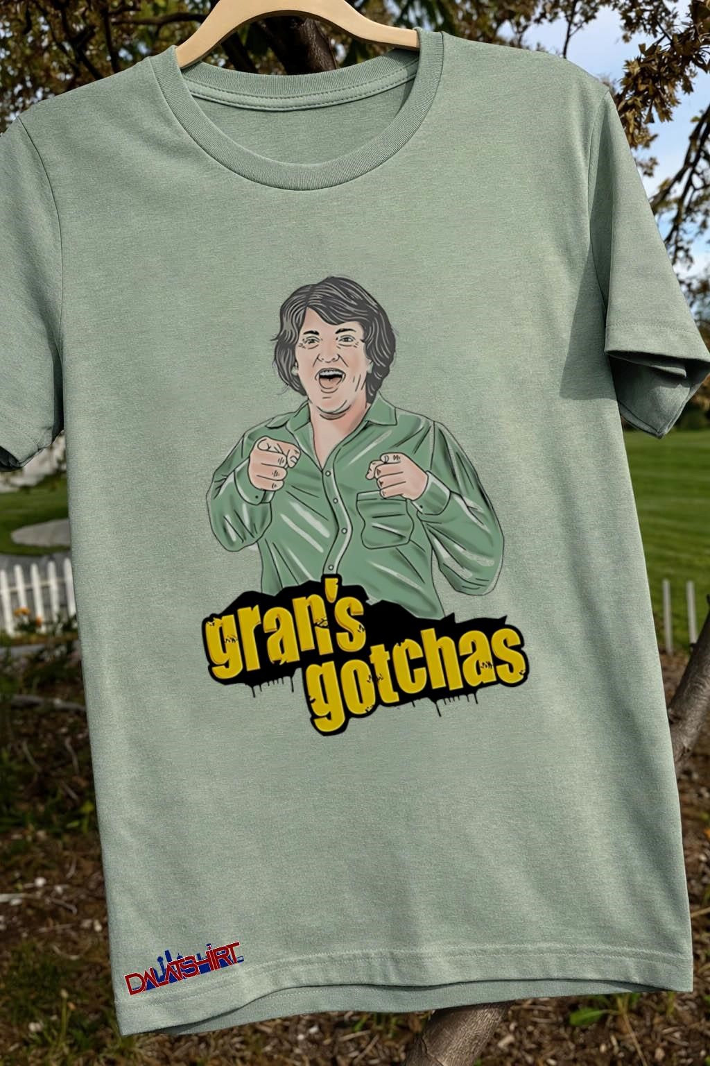 Gran’s Gotchas Shushing Chris Lilley Angry Boys Character shirt