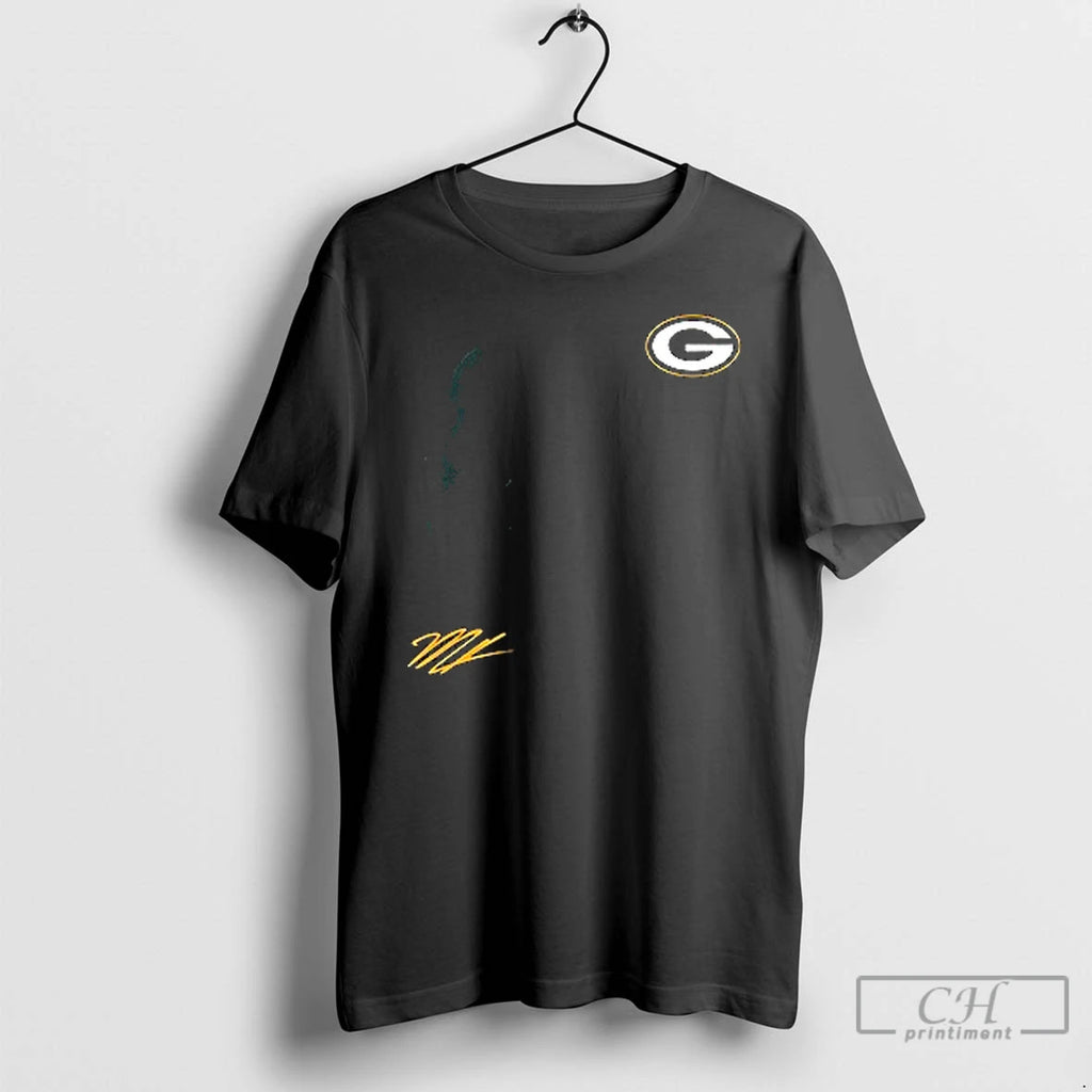 Green Bay Packers Micah Parsons Portrait Signature T Shirts