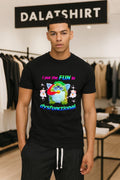 Green Furby I Put The Fun In Dysfunctional Rainbow shirt